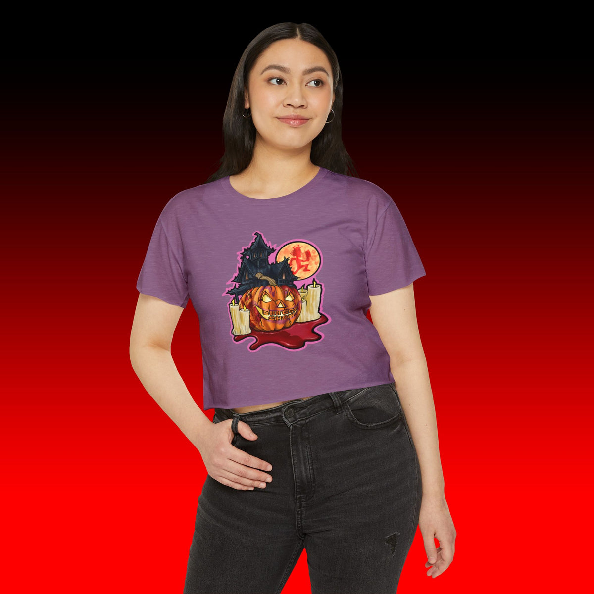 Halloween Crop Top