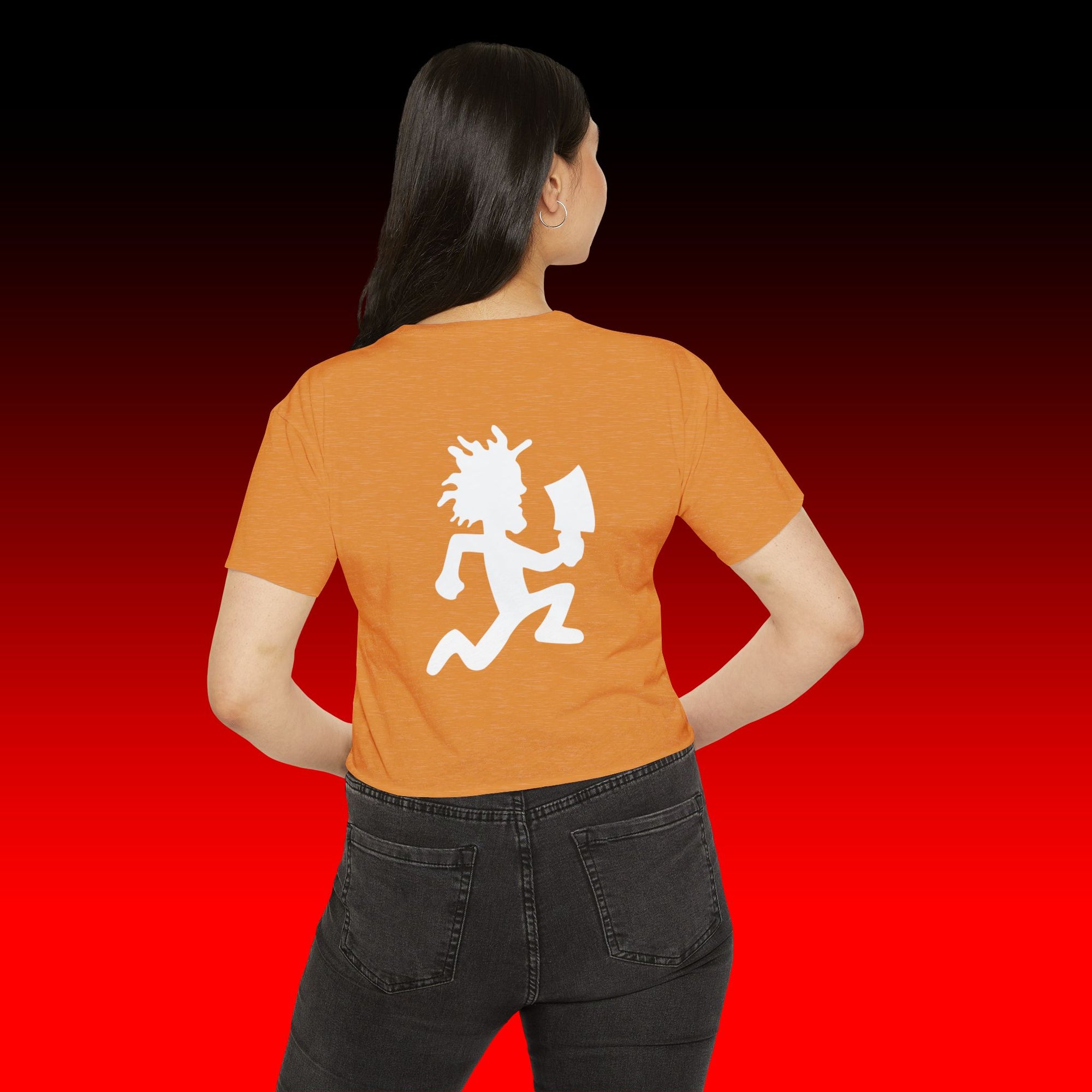 Face Logo Crop Top
