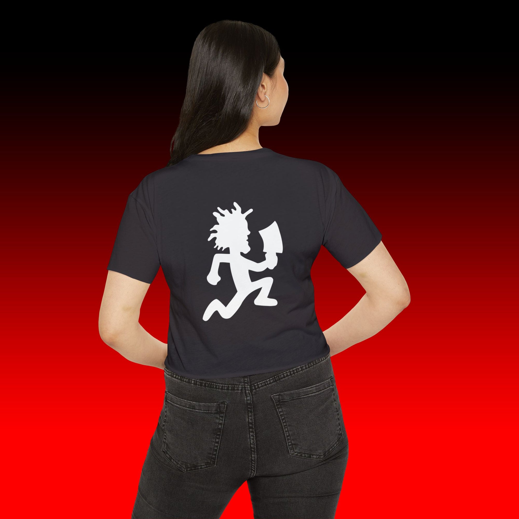 Face Logo Crop Top