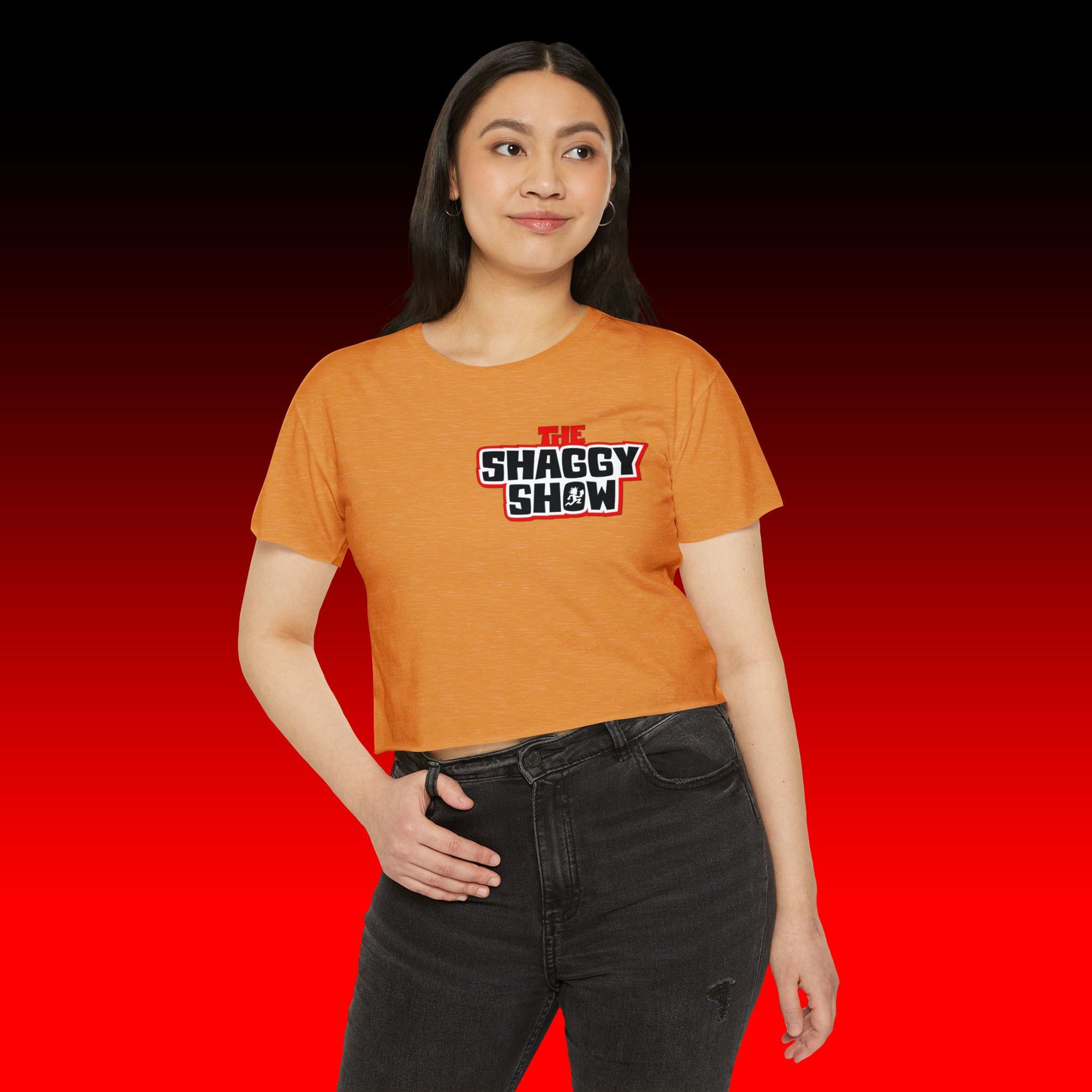 Text Logo Crop Top