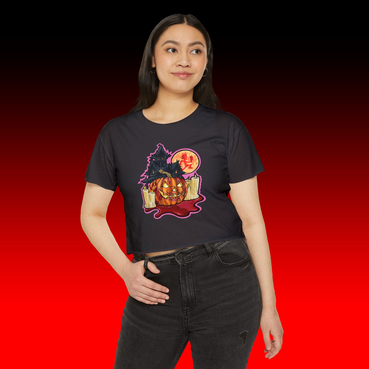 Halloween Crop Top